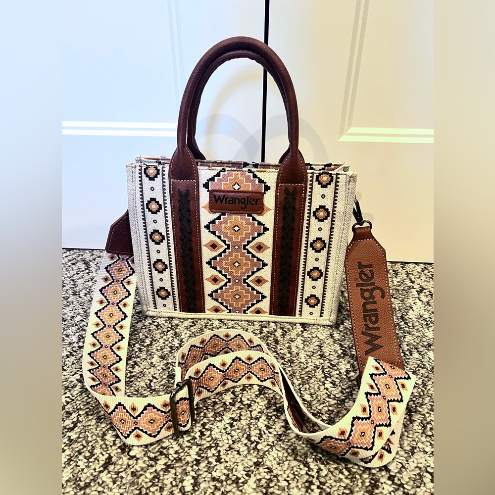 Wrangler Western Print Tote Bag
